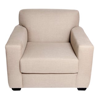 Art Deco Style Contemporary Restored Club Chair For Sale