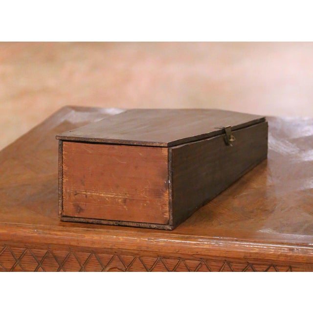 Wood 19th Century French Silvered Bronze Ostensoir Monstrance With Original Casing For Sale - Image 7 of 12