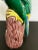 1920’s Green Japanese Porcelain Parrot For Sale - Image 9 of 12