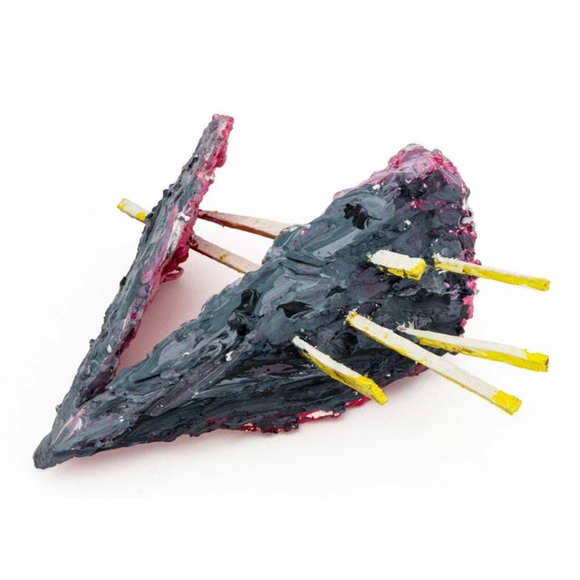 Late 20th Century Elfi Schuselka Shot Through the Heart Sculpture For Sale - Image 5 of 7