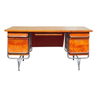 1960s “Trimline” Desk by Kem Weber for Heywood Wakefield For Sale