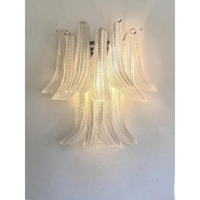 Murano Glass Wall Sconces by Simoeng, Set of 2 For Sale - Image 8 of 13