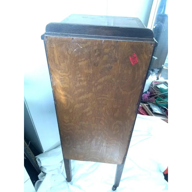 Early 20th Century Antique Solid Wood Cabinet For Sale - Image 4 of 11