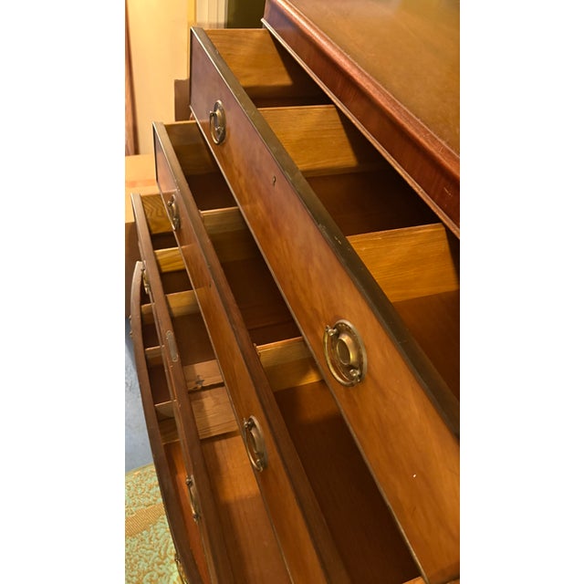 Kittinger Authentic Kittinger Buffalo Mahogany Highboy Dresser For Sale - Image 4 of 8