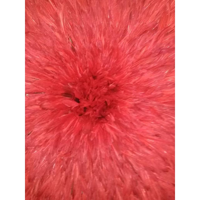Mid-Century Modern Juju Hat Red of 39" - 100 Cm For Sale - Image 3 of 5