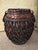 Japanese Antique Japanese Woven Bamboo and Rattan Ikebana Flower Basket With Double Handles For Sale - Image 3 of 10
