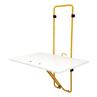 Clino Tubular Folding Wall Table by Mario Mazzer for Magis, 1980s For Sale