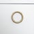 Wood Matthew Izzo Home Tilley Matte White Lacquer Three Door Buffet With Brass Hardware For Sale - Image 7 of 7