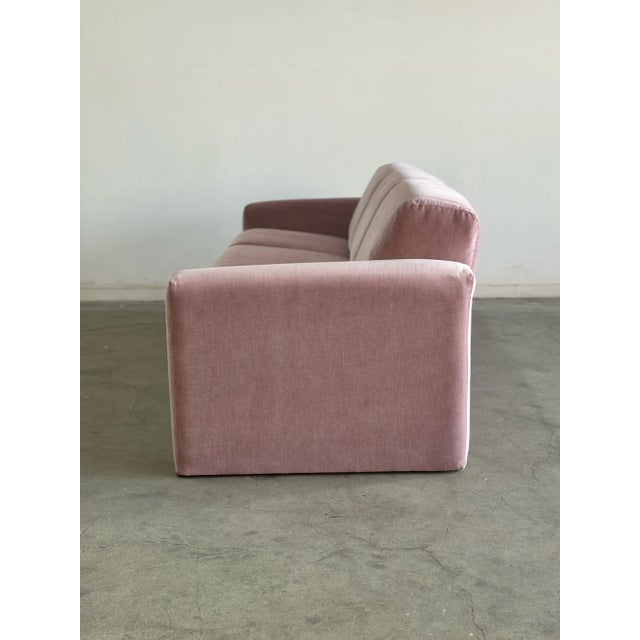 1980s Post Modern Sofa in Lilac For Sale - Image 10 of 11