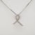 2020s Ribbon Pendant With Earth Mined Diamonds: Solid 14k White Gold - Fine Jewelry For Sale - Image 5 of 8