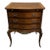 Vintage French Style Wood/Parquet Inlaid Three Drawer Chest W/Brass Ormolu For Sale