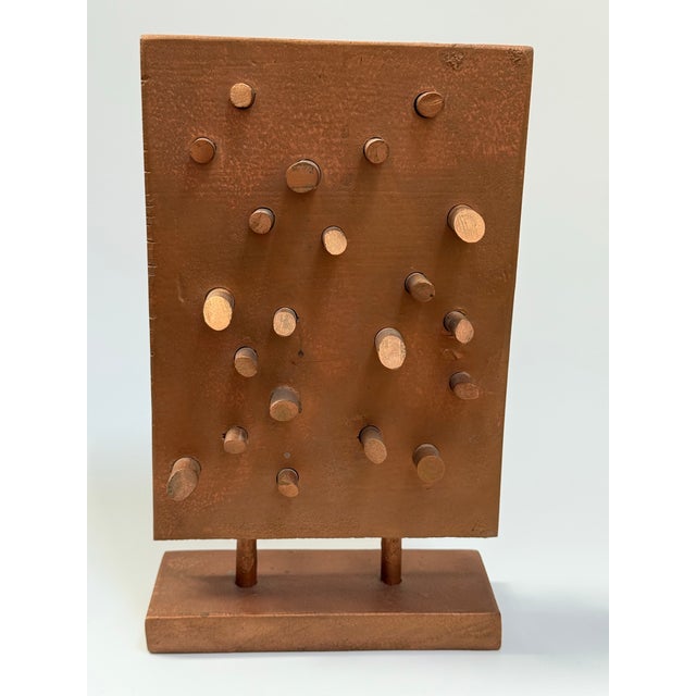 Contemporary Mid 20th C. Constructivist Wooden Sculpture From the Collection of Willis F Woods For Sale - Image 3 of 11