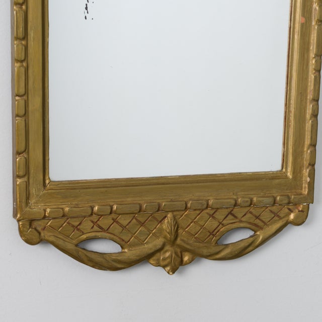 Gustavian (Swedish) Gustavian Mirror with Cameo, 1890s For Sale - Image 3 of 4