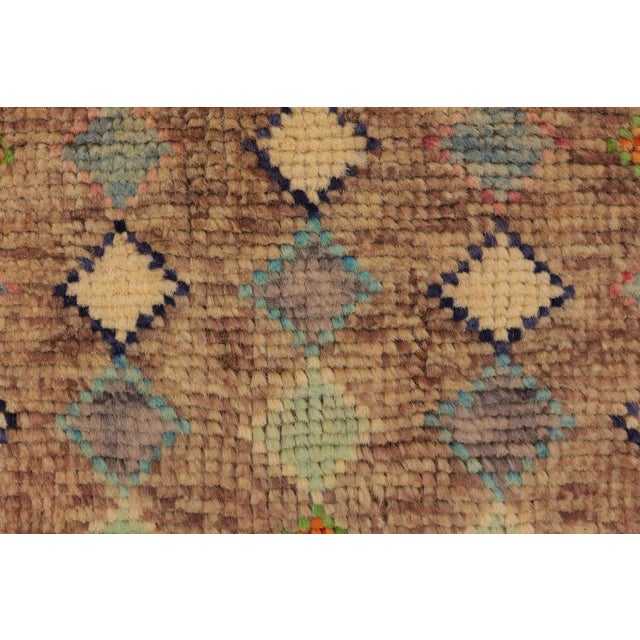 Late 20th Century Contemporary Balochi Roy Hand Knotted Wool Rug - 3'3'' X 4'11'' For Sale - Image 5 of 10