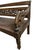 Late 20th Century Vintage Carved Blackened Boho Balinese Bench For Sale - Image 5 of 5