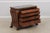 1990s Maitland Smith Flame Mahogany Marble Top Bombe Dresser For Sale - Image 5 of 18