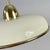 Art Deco Cream Opaline Glass and Brass Pendants, Germany, 1930s, Set of 3 For Sale - Image 12 of 16