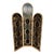Mid 20th Century Art Deco Gilt and Black Lacquer 3-Panel Divider Screen For Sale
