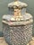 Oyster Gray Vintage Found Object Mosaic Lamp For Sale - Image 8 of 12