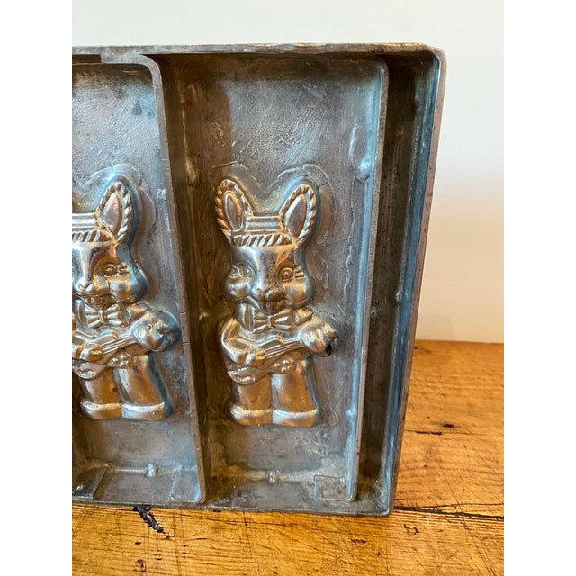 Vintage Chocolate or Cookie Bunny Mold For Sale - Image 4 of 7