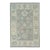 Gray & Cream Turkish Oushak Rug 4' x 6' For Sale
