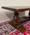 Antique French Farmhouse Coffee Table Bench Baluster Pedestal Oak c.1930s For Sale - Image 14 of 17