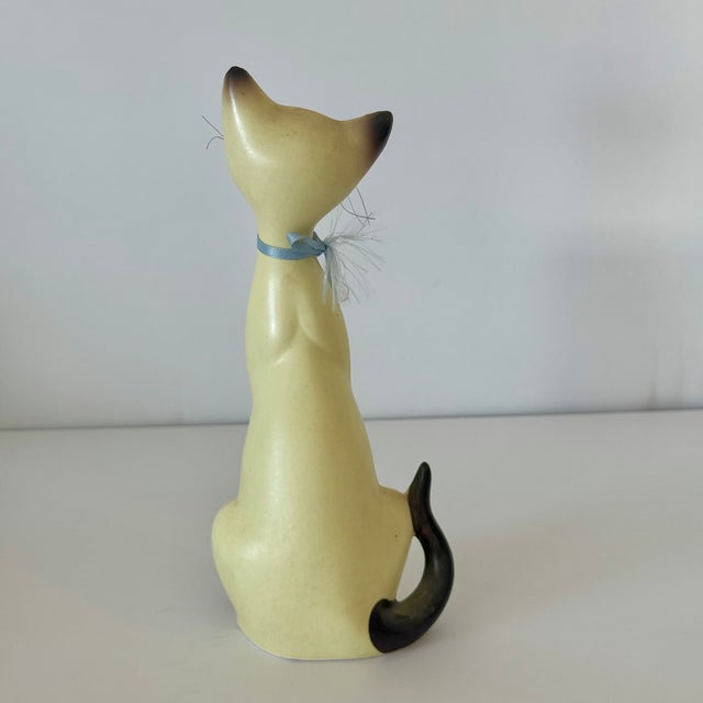 1950s Mid-Century Modern Siamese Cats Salt and Pepper Shakers Japan For Sale - Image 4 of 13