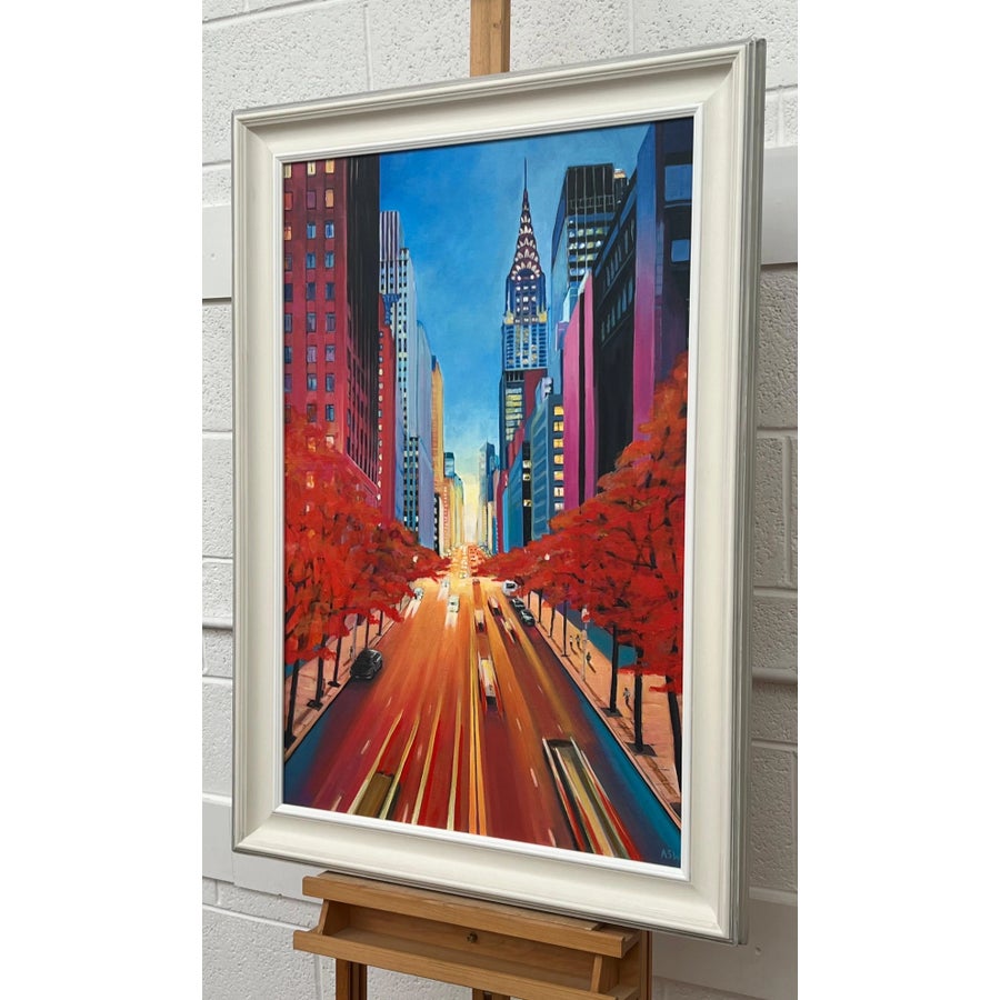 絵画 NEW YORK GALLERY painting-of-the-chrysler-