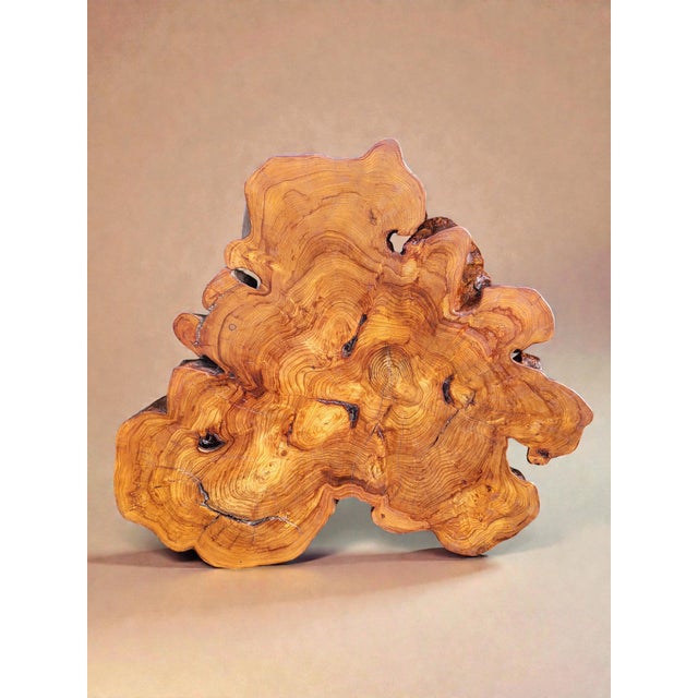 Wood Vintage Brutalist Coffee Table, 1960s For Sale - Image 7 of 8