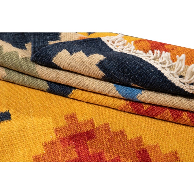 21st Century Modern Kilim Rug 5 '6'' X 8' 2'' For Sale In New York - Image 6 of 13