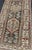 Long Persian Kurdish Runner With Medallion Design in Charcoal, Ivory and Red For Sale - Image 11 of 14