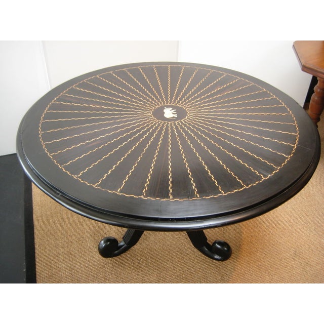 Traditional 19th C. Anglo Indian Center Table For Sale - Image 3 of 6