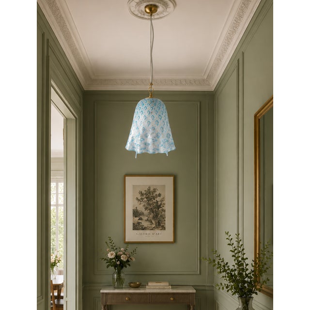 Macrame Handkerchief Pendant Lamp from La Murrina, 1990s For Sale - Image 3 of 18