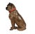 Life-Size Austrian Terracotta Pug Dog With Glass Eyes, 19th Century For Sale - Image 12 of 16