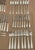 Art Deco Mid 20th Century Complete Waldorf Astoria Art Deco Engraved Silverware Set For Sale - Image 3 of 8