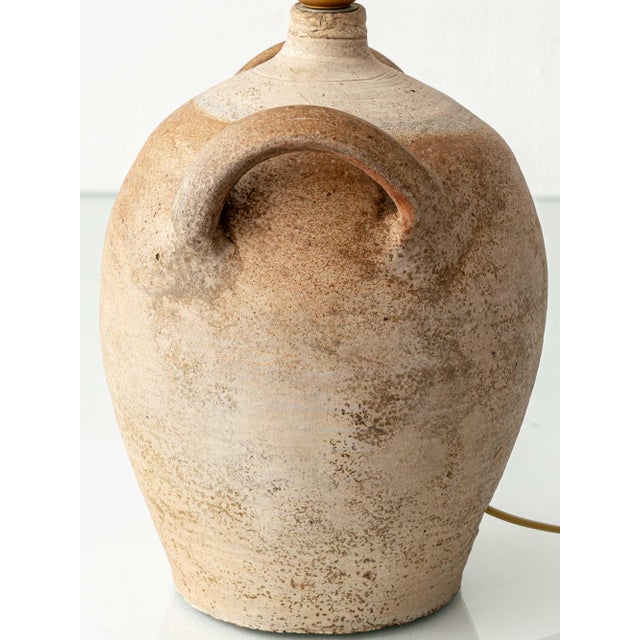Vintage French Stoneware Jar Table Lamp, 1950s For Sale - Image 6 of 16