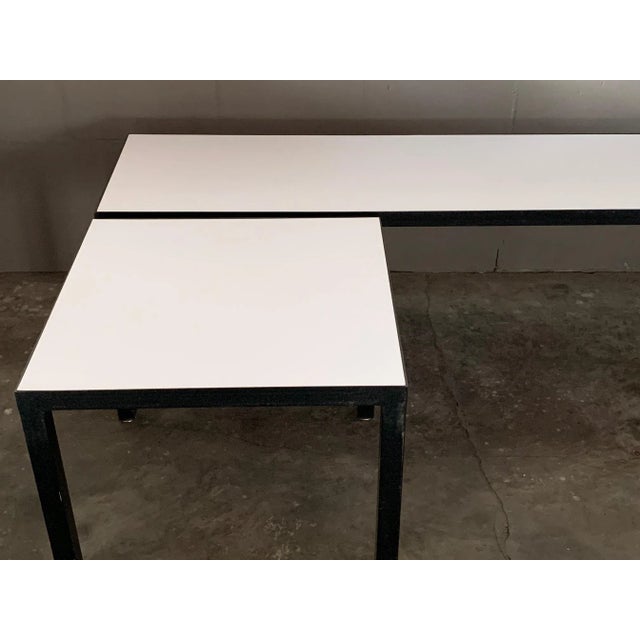 Mid-Century Modern Minimalist Bench & Table by Jg Furniture For Sale - Image 3 of 13