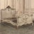 Antique Louis XV Style Stripped Oak Hand-Carved Bed For Sale - Image 4 of 17