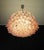 Large Murano Glass Chandelier with 101 Pink Lattimo Glass Petals, 1990s For Sale - Image 11 of 16