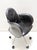 Black Incisa Office Chair in Black Leather by Vico Magistretti for De Padova, 1992 For Sale - Image 8 of 15
