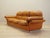 Space Age Orange Leather Sofa, Italy, 1960s For Sale - Image 3 of 18