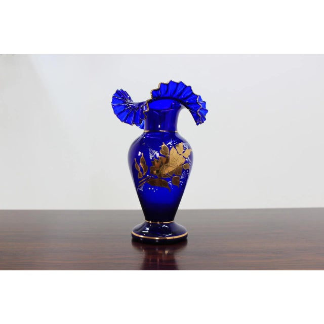 Czech Glass Vase from Novoborské Sklo, 1970s For Sale - Image 11 of 11