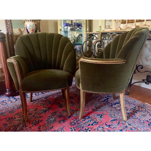 1920s Vintage Art Deco Chairs A Pair Chairish