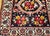 Vintage Persian Bakhtiari Wide Runner, Handwoven Wool, Floral Bouquet Design, Navy & Red, 4x13 For Sale - Image 17 of 17