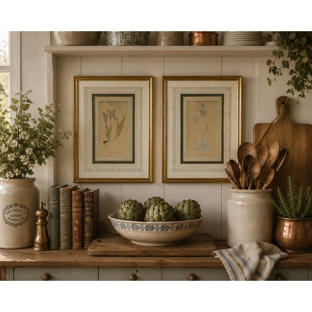 Offered is a beautiful pair of original hand-colored botanical engravings from the celebrated Curtis's Botanical Magazine,...