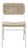 Matthew Izzo Home Monroe Rattan Wrapped White Wood Dining Chair For Sale