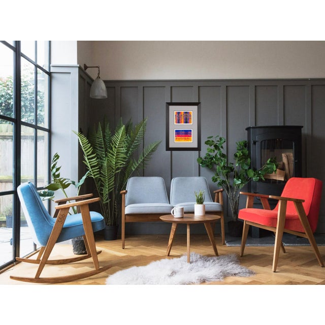 Geometric Colorist Project Surrealist Drawings, France Circa 1960 For Sale - Image 9 of 12