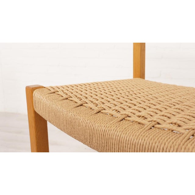 Vintage Dining Chair in Oak by Jorgen Henrik Møller, Set of 4 For Sale - Image 14 of 17