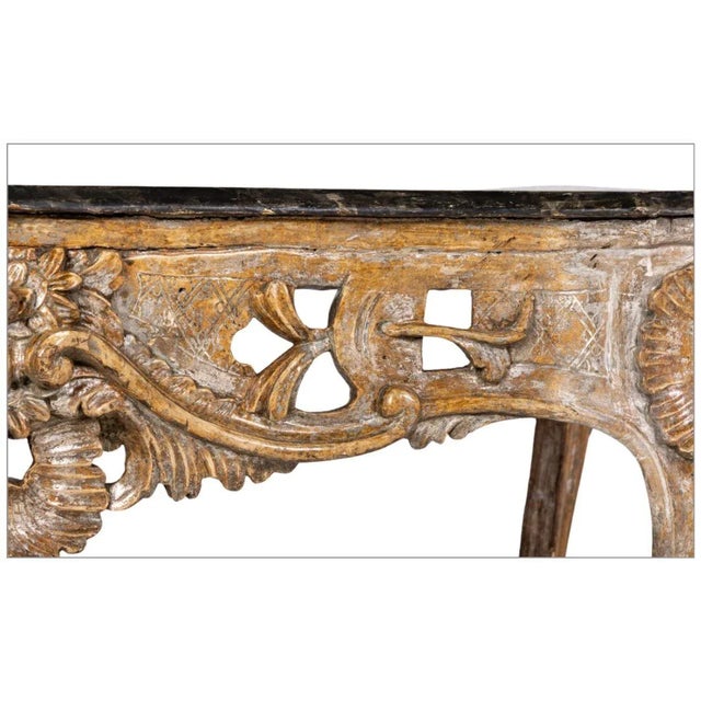 18th Century French Rococo Console Table For Sale In New Orleans - Image 6 of 6