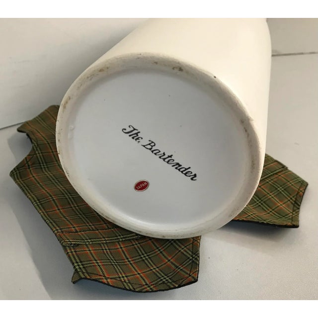 Ceramic Vintage Bartender Bottle Decanter From Japan For Sale - Image 7 of 8